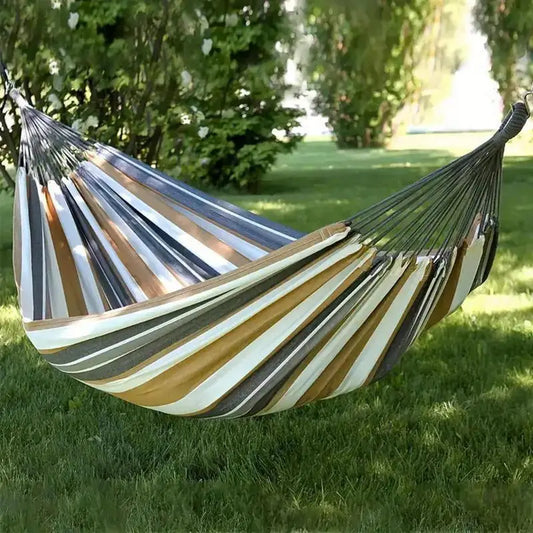 Two-Person Beach Hammock Striped Tree Hammock