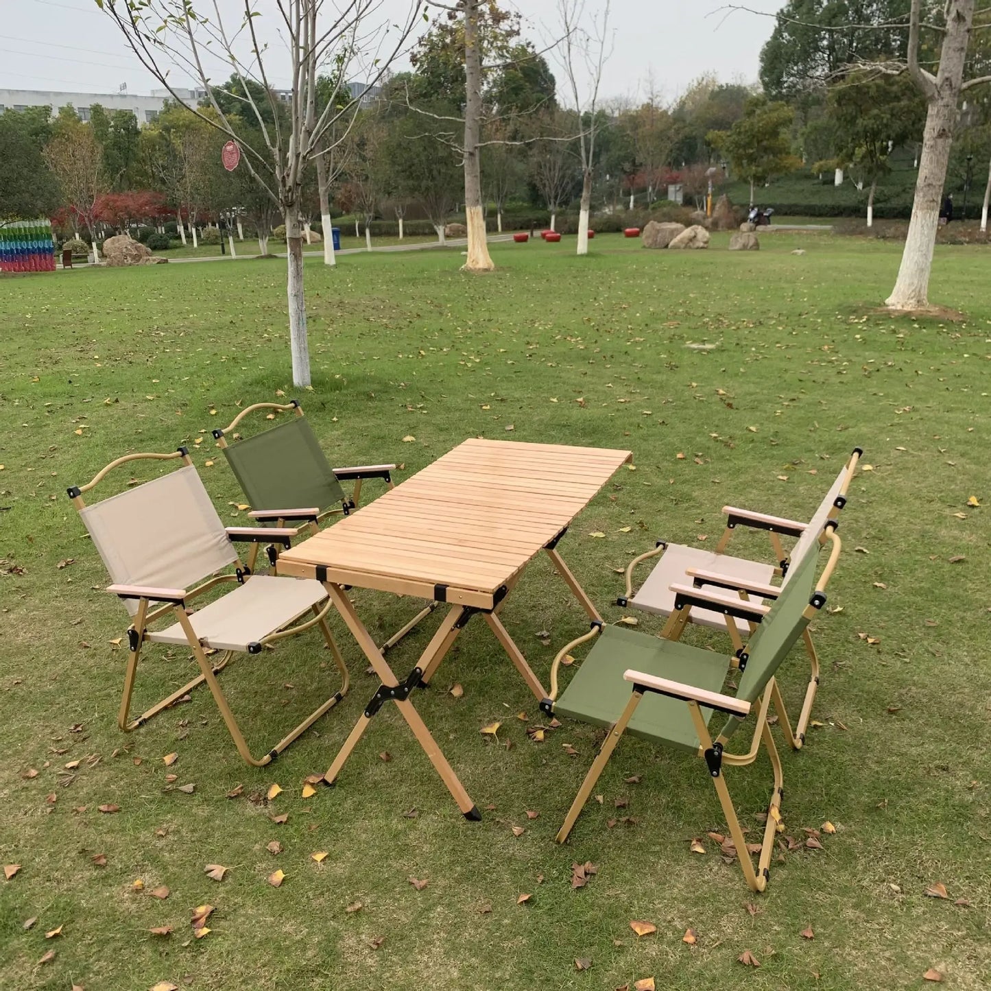 Solid Wood Folding Table