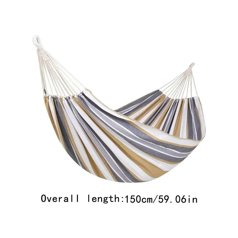 Two-Person Beach Hammock Striped Tree Hammock