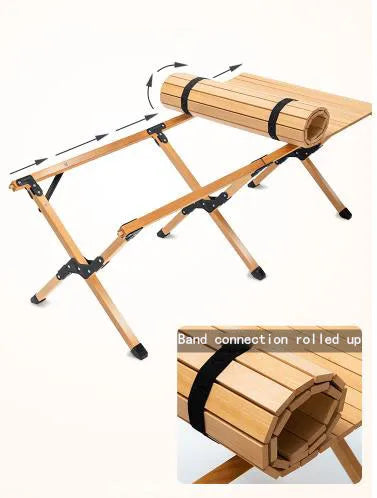 Solid Wood Folding Table